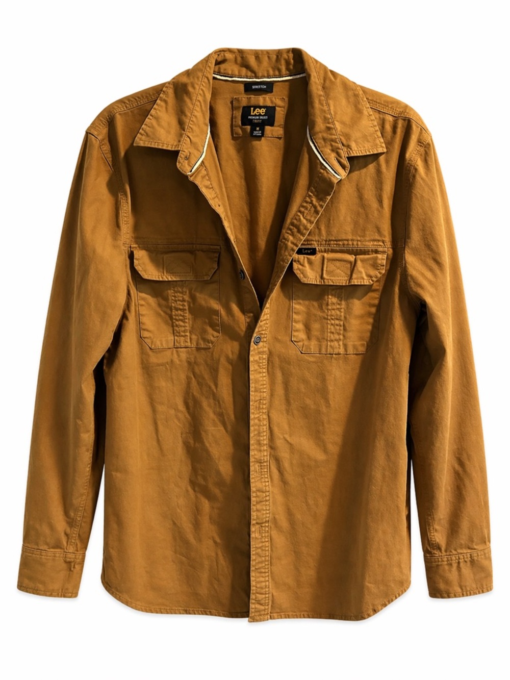 Lee unisex but most likely women's Caramel Brown Lightweight Shirt Jacket